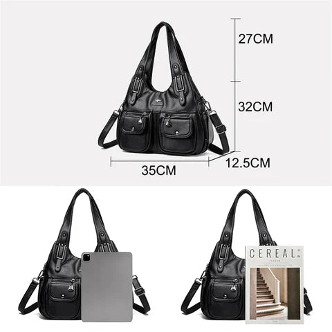 Ellison & Clarke™ | Retro Style Crossbody Bag