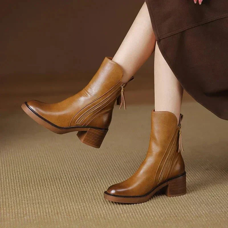 Harper | leather ankle boots
