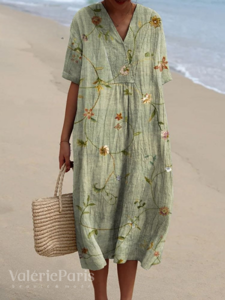 Flora | Women’s Midi Dress designed for Beach Holidays