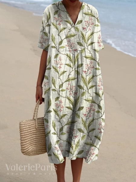 Flora | Women’s Midi Dress designed for Beach Holidays