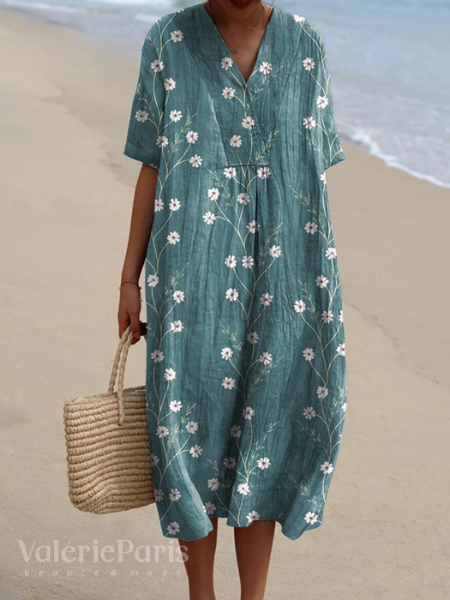 Flora | Women’s Midi Dress designed for Beach Holidays