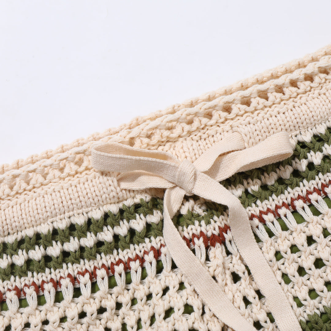 Rafael | Men's Crochet Shorts with Drawstring Detail