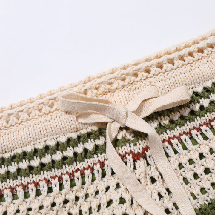Rafael | Men's Crochet Shorts with Drawstring Detail