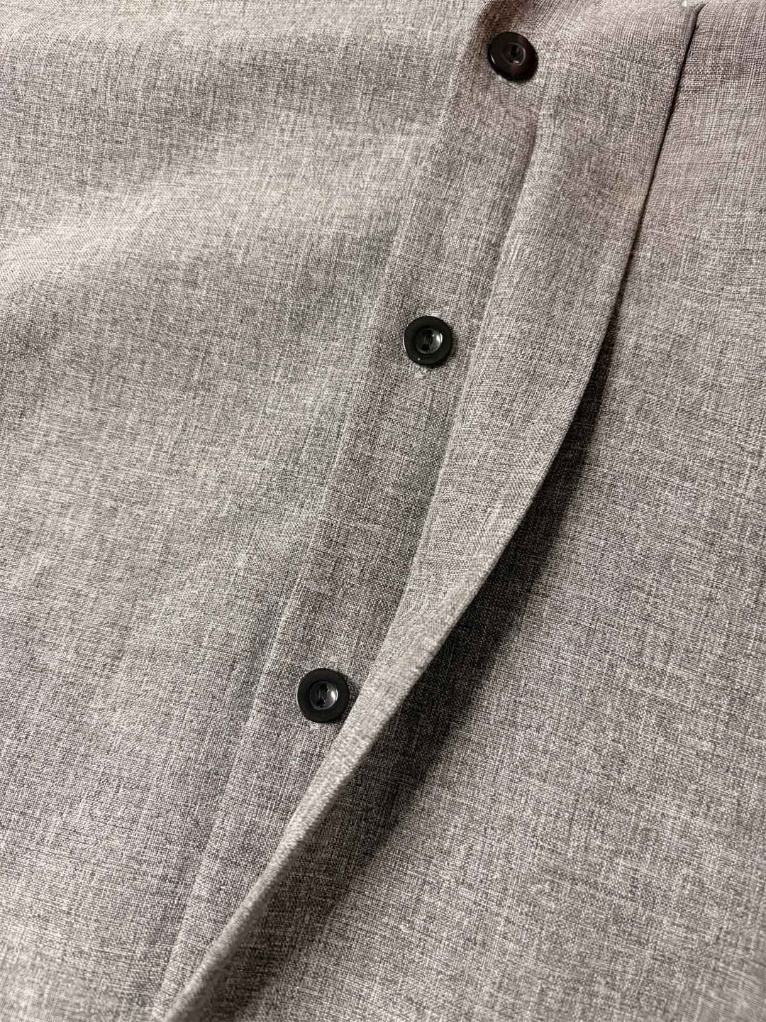Niall | Men's Short Sleeve Shirt in Classic Grey