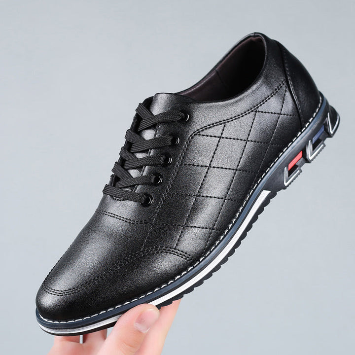 Roven | Men's Quilted Leather Trainers