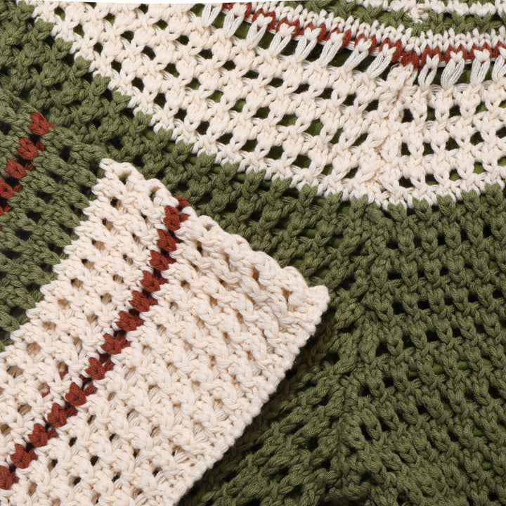 Rafael | Men's Crochet Shorts with Drawstring Detail