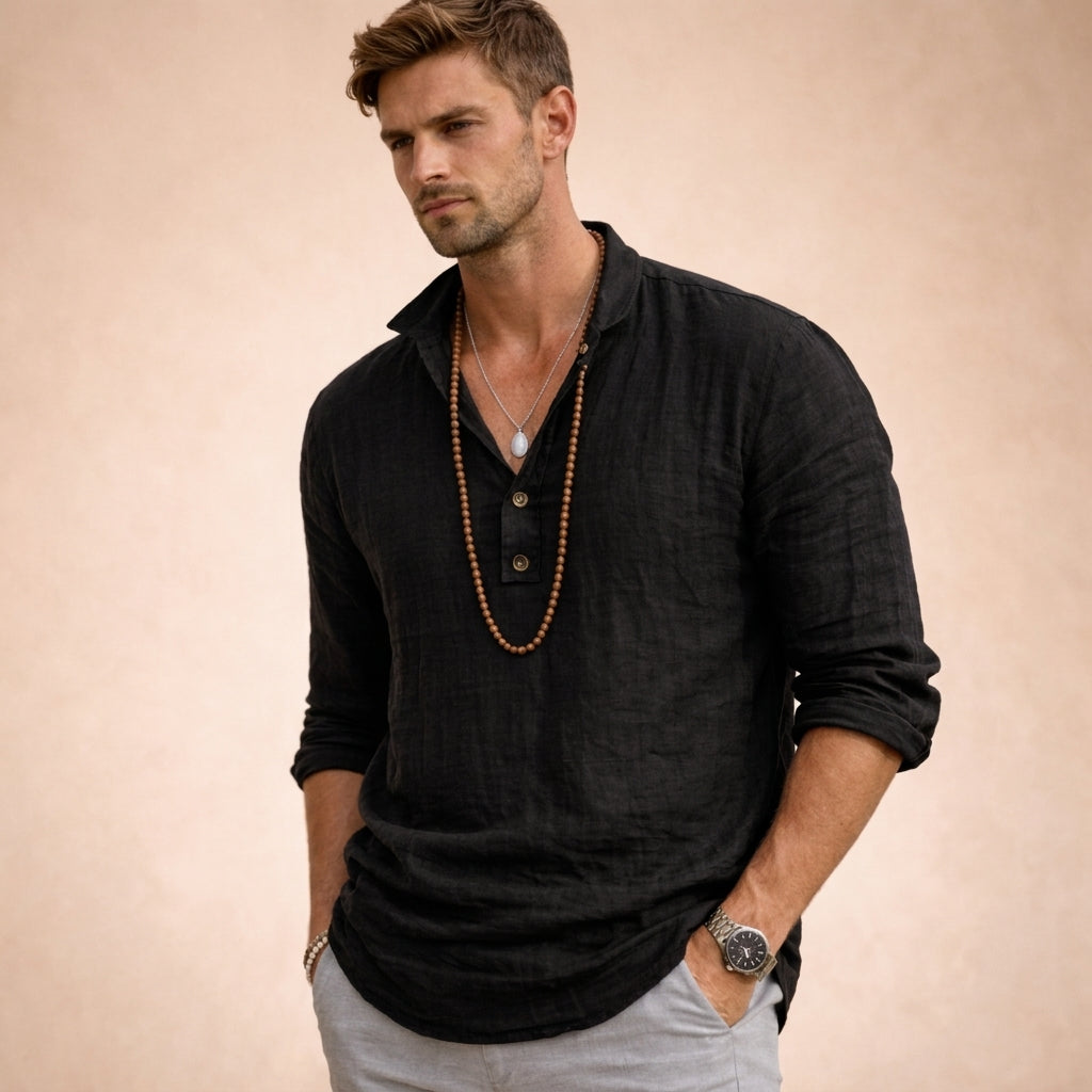 Fletcher | Men's Linen Shirt for Effortless Style