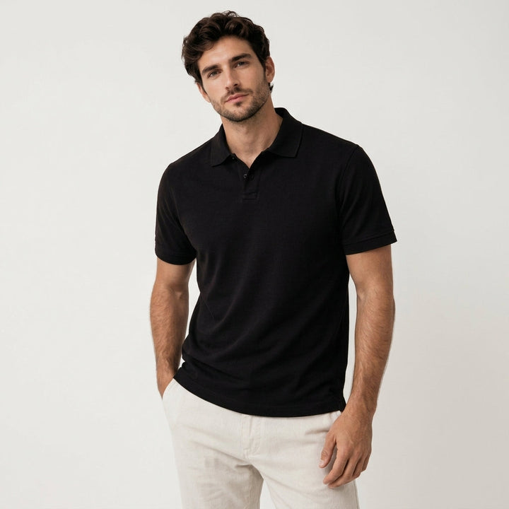 Roven | Men's Polo Shirt in Classic Beige