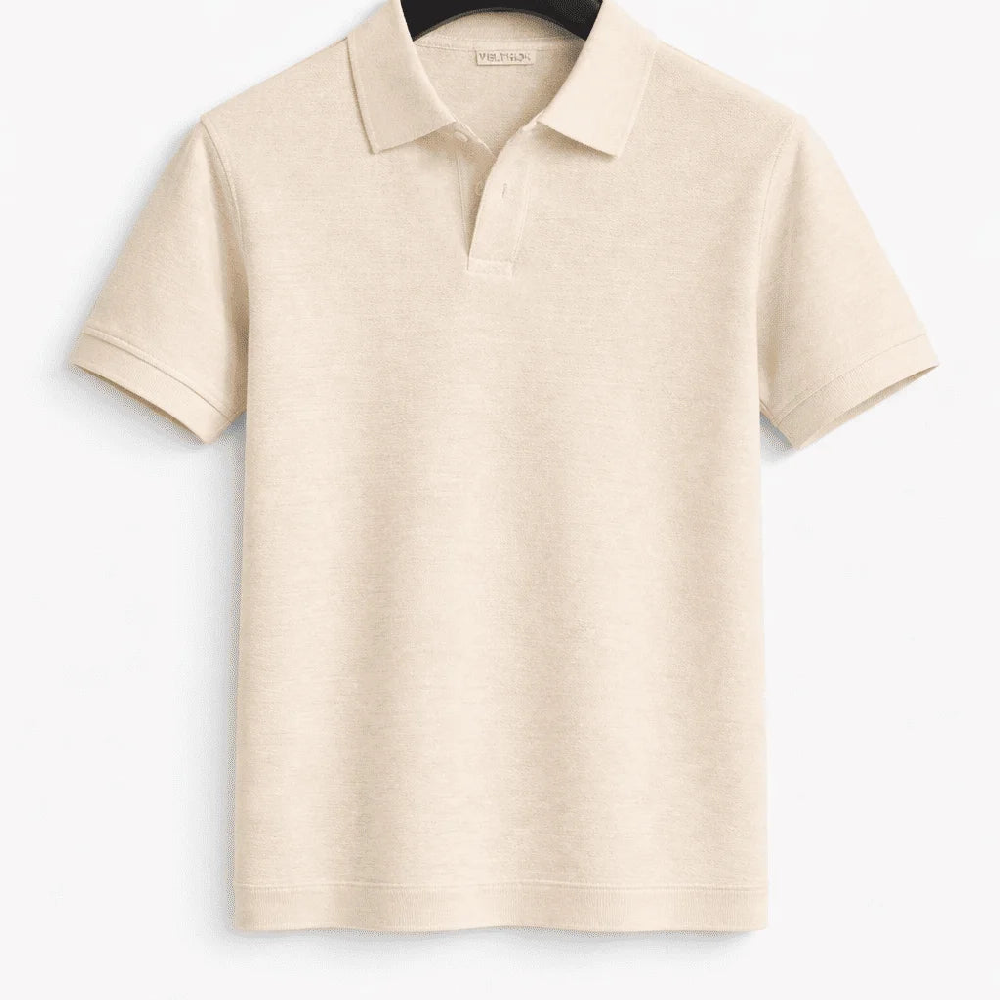Roven | Men's Polo Shirt in Classic Beige