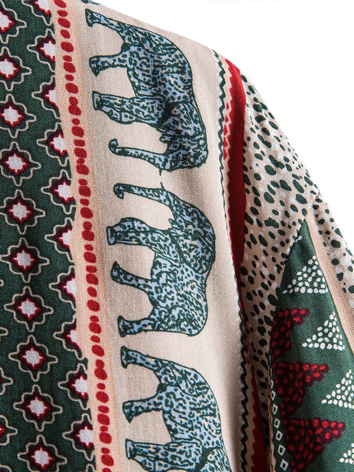 Milan | Men’s Short Sleeve Shirt with a Relaxed Patterned Finish