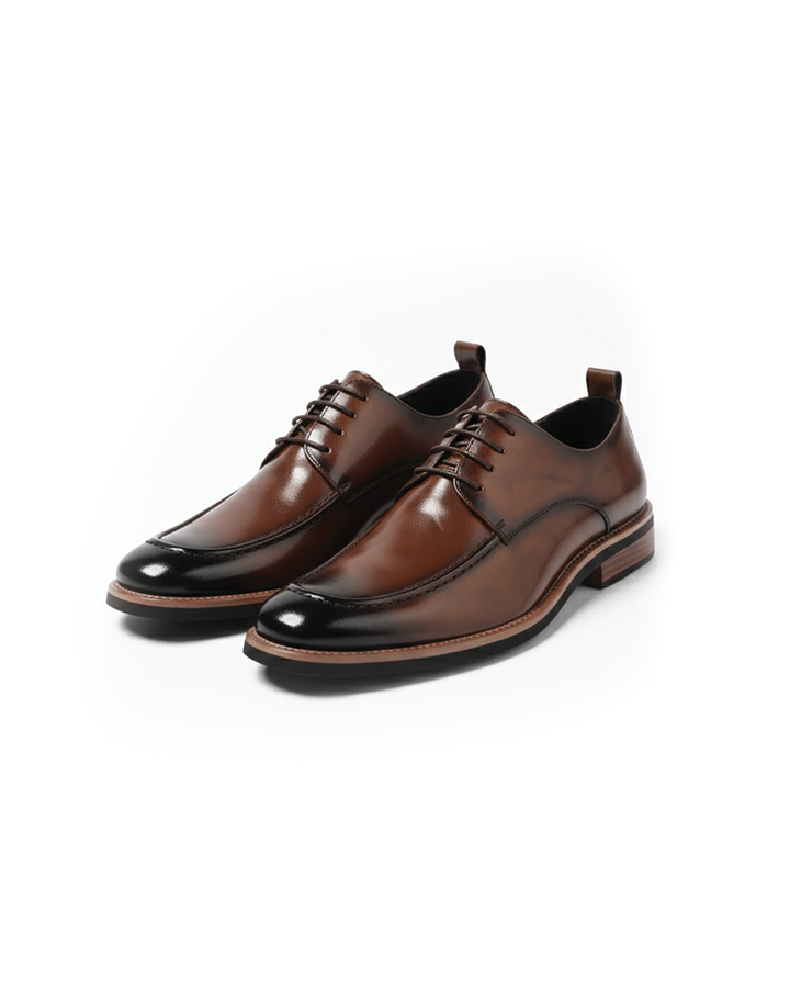 Marlo | Men's Derby Shoes with Black Toe Detail