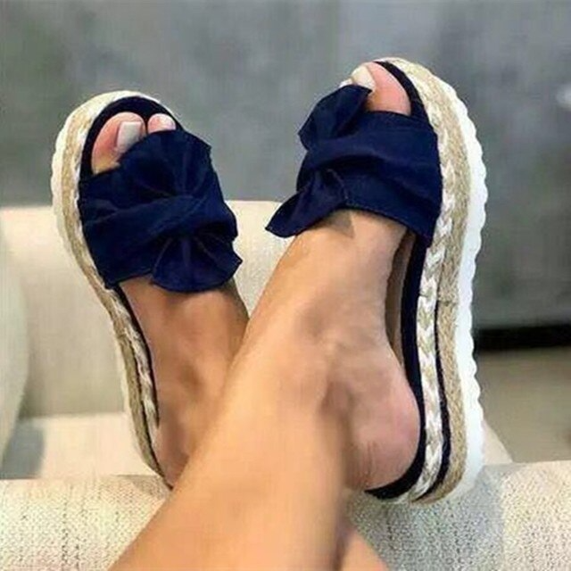 Amelia | Women’s Slide Sandals with a Knotted Strap