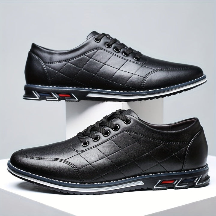 Roven | Men's Quilted Leather Trainers