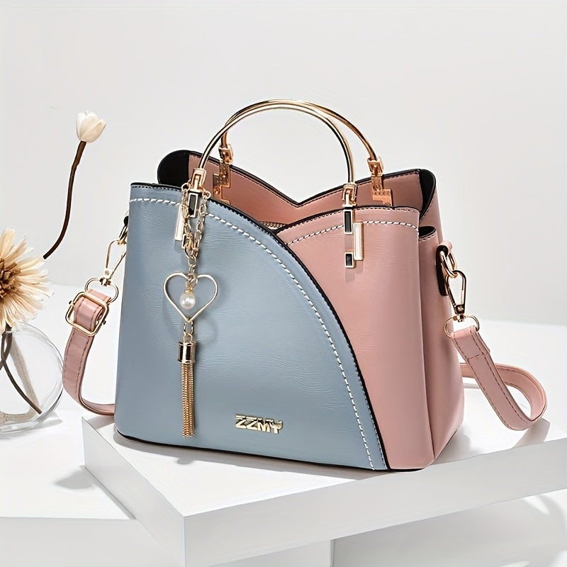 Cecily | Women's Colour Block Crossbody Bag in a Compact Shoulder Fit