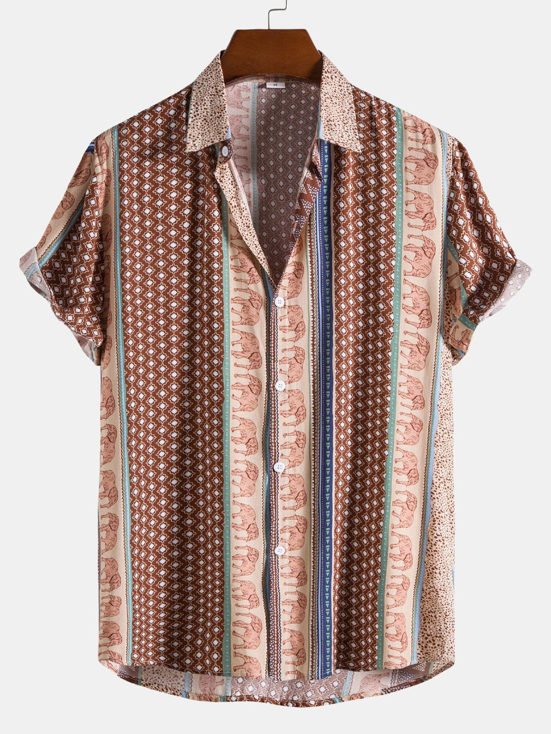Milan | Men’s Short Sleeve Shirt with a Relaxed Patterned Finish