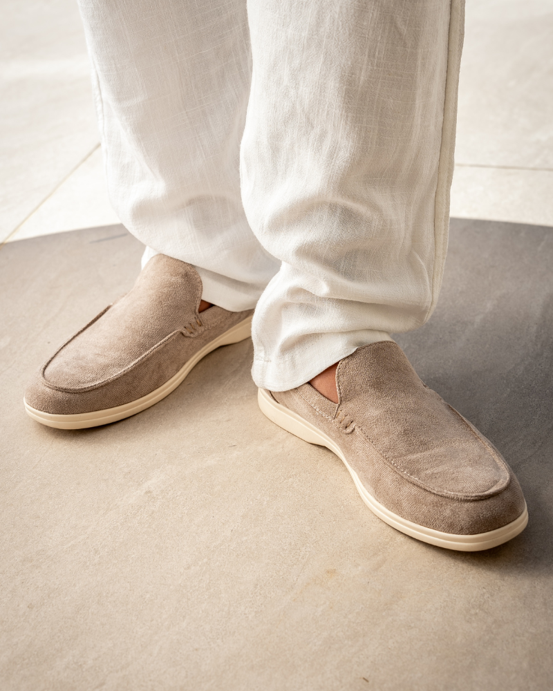 Ulric | Men's Suede Loafers with Modern Sole