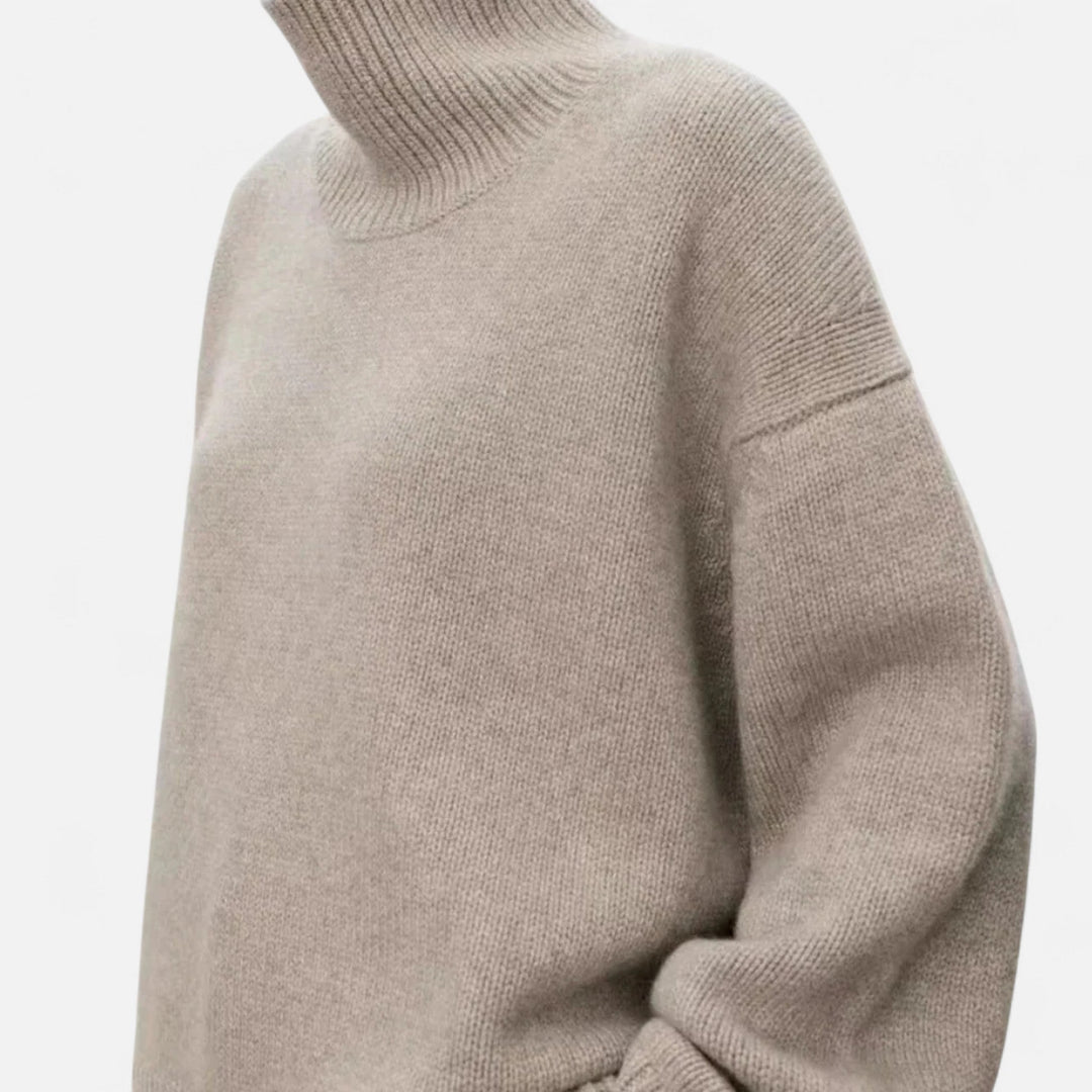 Elise | Women’s Roll Neck Jumper in a Relaxed Fit