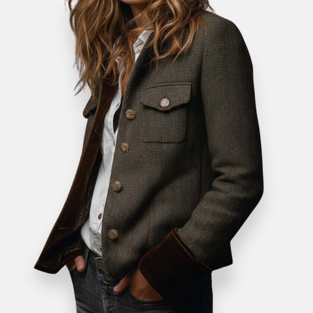 Sloane | Women’s Utility Jacket with Button Fastening