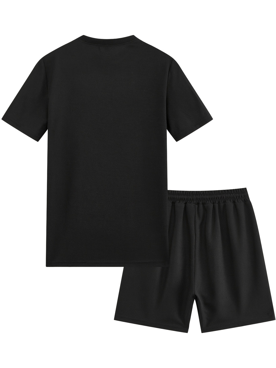 Reeve | Men's Waffle Knit T-Shirt and Drawstring Shorts Set