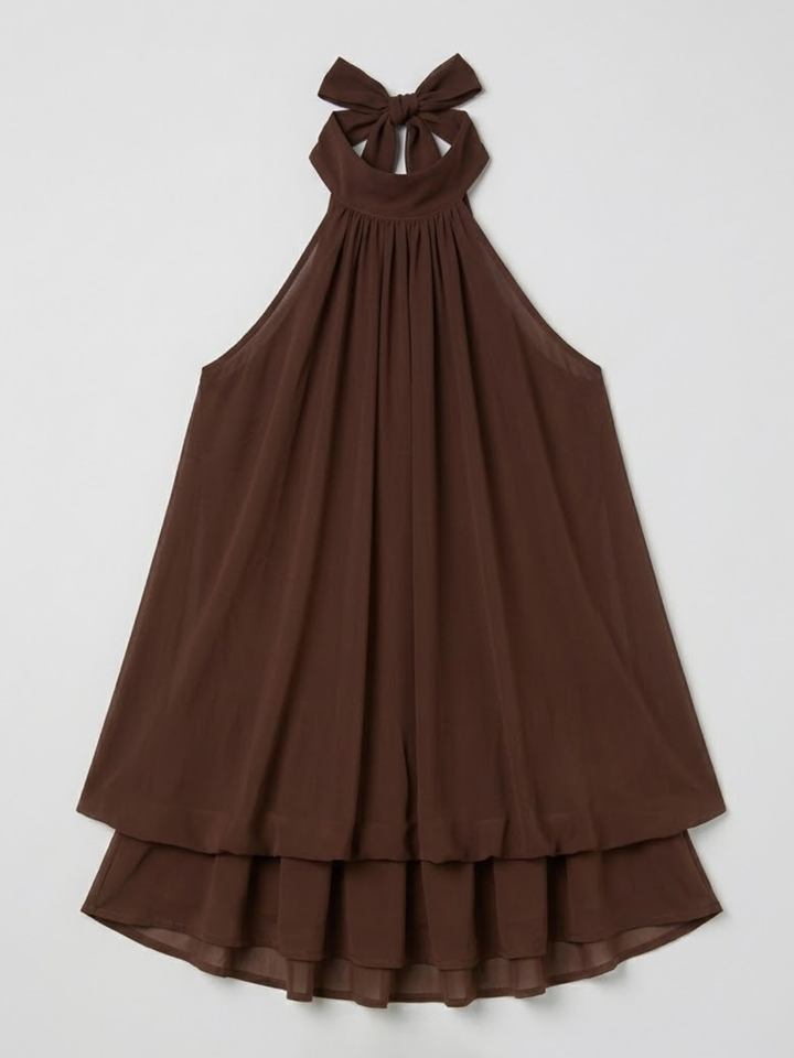 Elodie | Women’s Mini Dress featuring a Halter Neckline