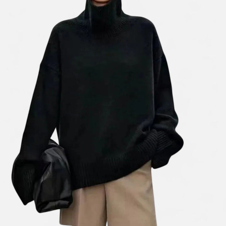 Elise | Women’s Roll Neck Jumper in a Relaxed Fit