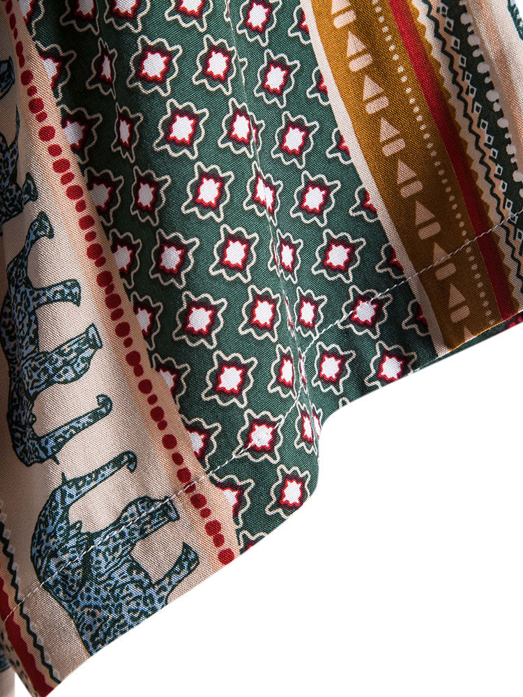 Milan | Men’s Short Sleeve Shirt with a Relaxed Patterned Finish