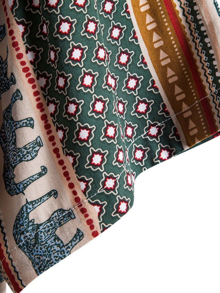 Milan | Men’s Short Sleeve Shirt with a Relaxed Patterned Finish