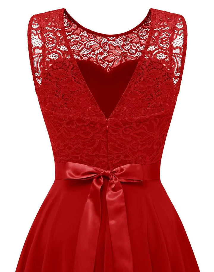 Celeste | Women’s High Low Dress with a Sleeveless Bodice