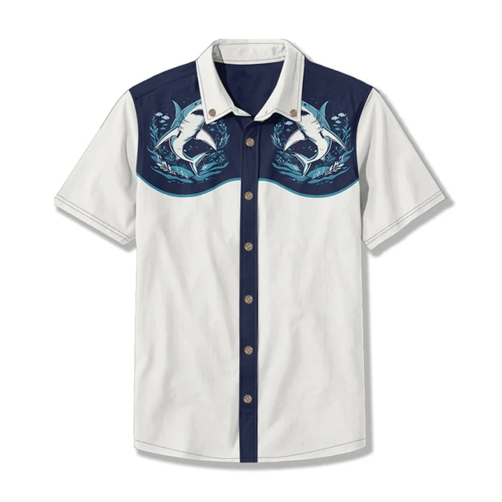 Aston | Men's Western Shirt with Bold Embroidery