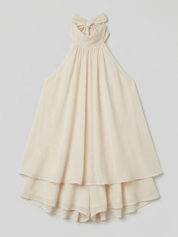 Elodie | Women’s Mini Dress featuring a Halter Neckline