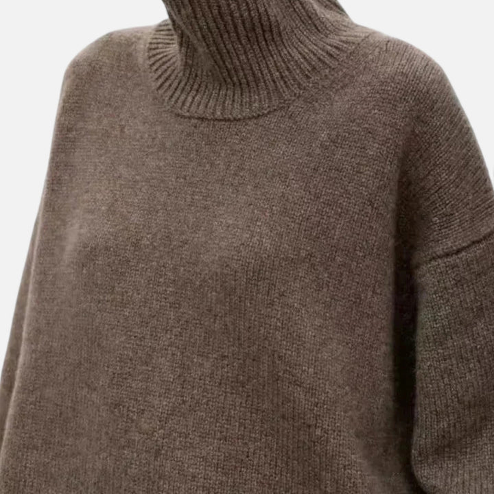 Elise | Women’s Roll Neck Jumper in a Relaxed Fit