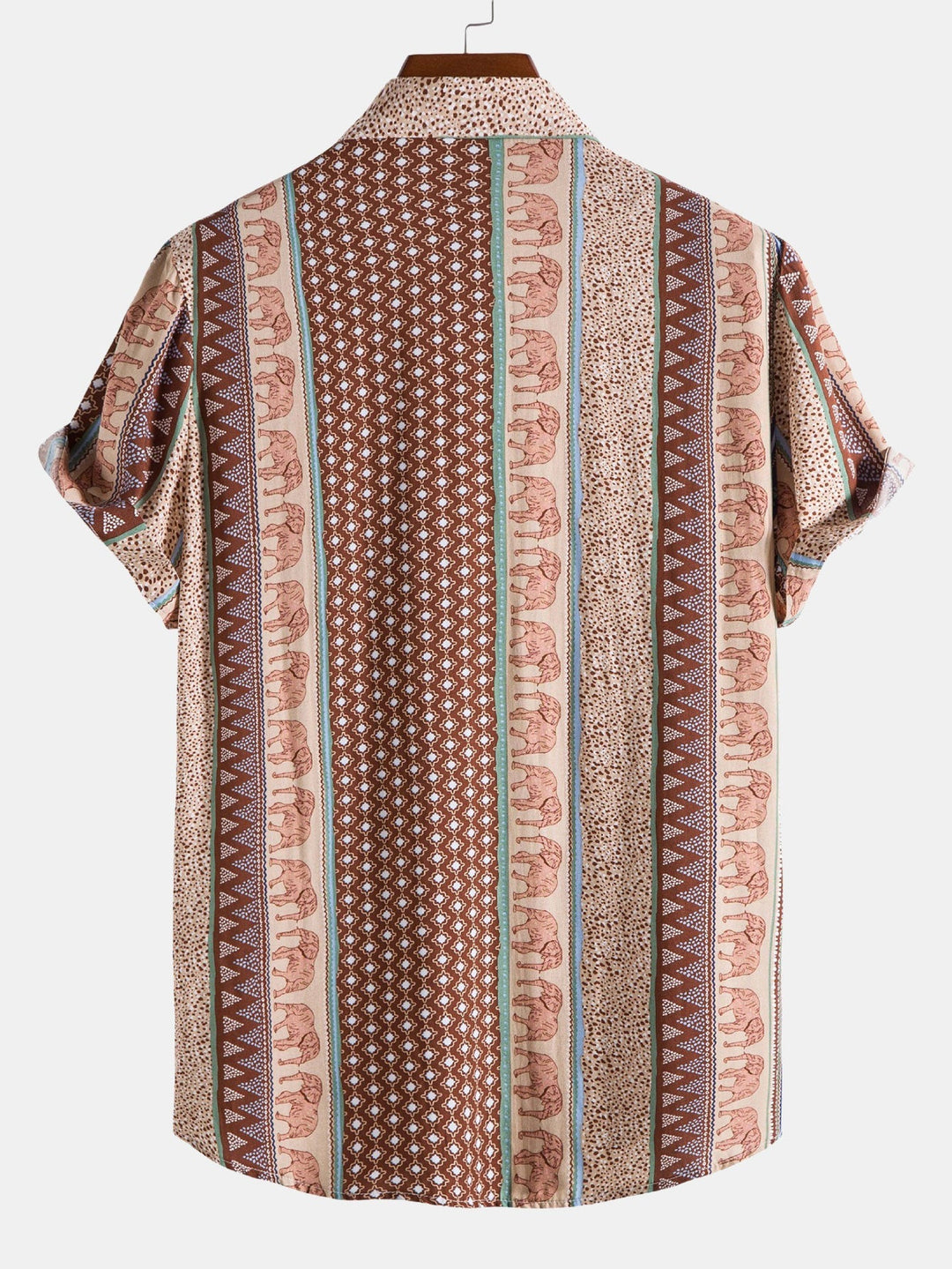 Milan | Men’s Short Sleeve Shirt with a Relaxed Patterned Finish