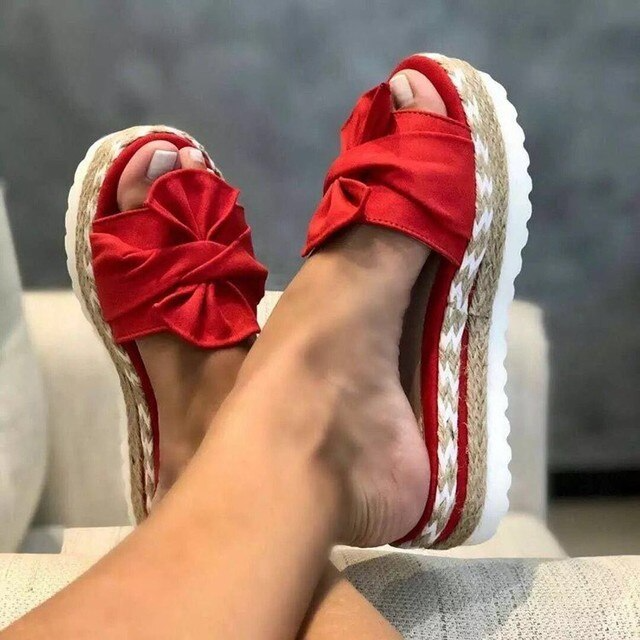 Amelia | Women’s Slide Sandals with a Knotted Strap