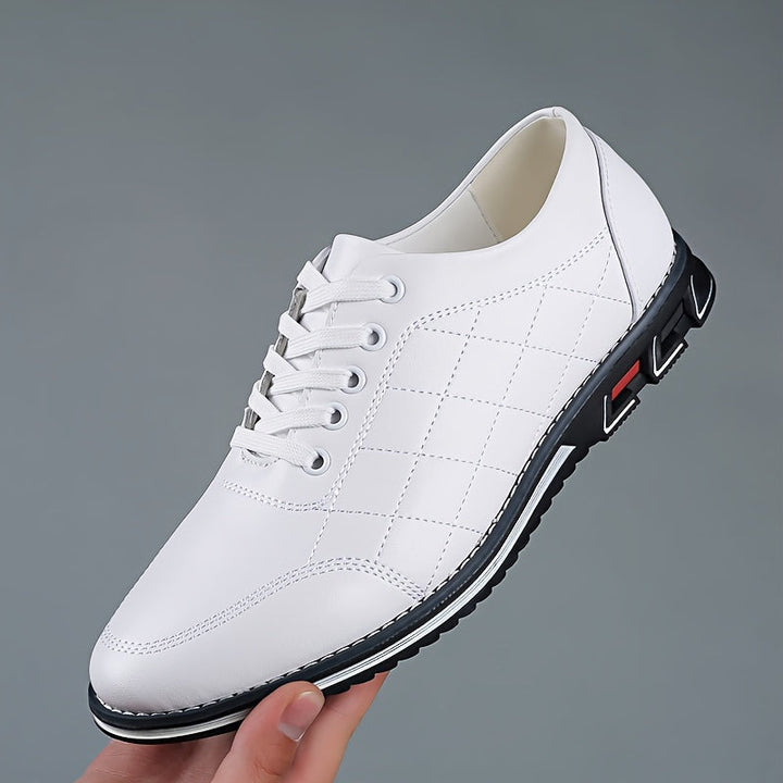 Roven | Men's Quilted Leather Trainers