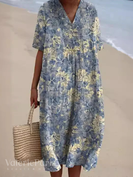 Flora | Women’s Midi Dress designed for Beach Holidays