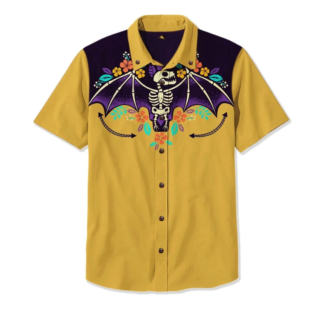 Aston | Men's Western Shirt with Bold Embroidery