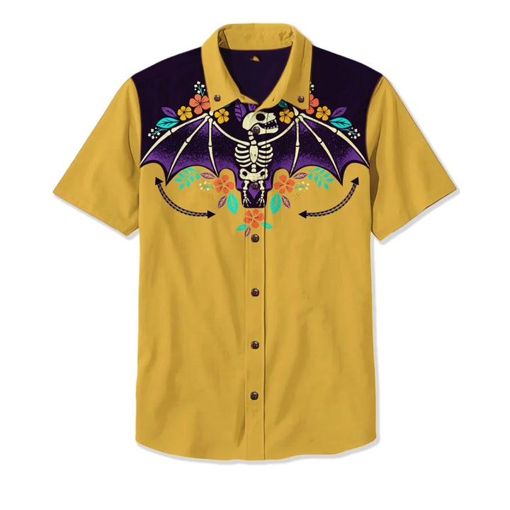 Aston | Men's Western Shirt with Bold Embroidery