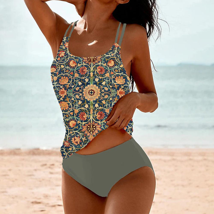 Vivienne | Women's Beach Tankini with Vibrant Prints