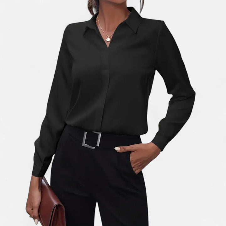 Vivian | Women’s Blouse with a Clean Collared Shape