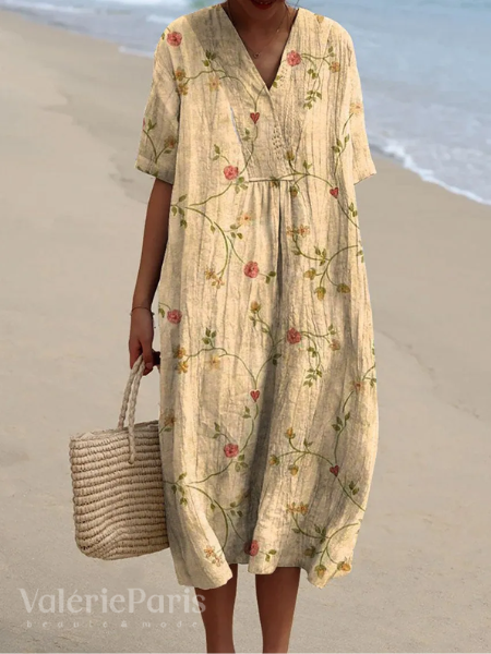 Flora | Women’s Midi Dress designed for Beach Holidays