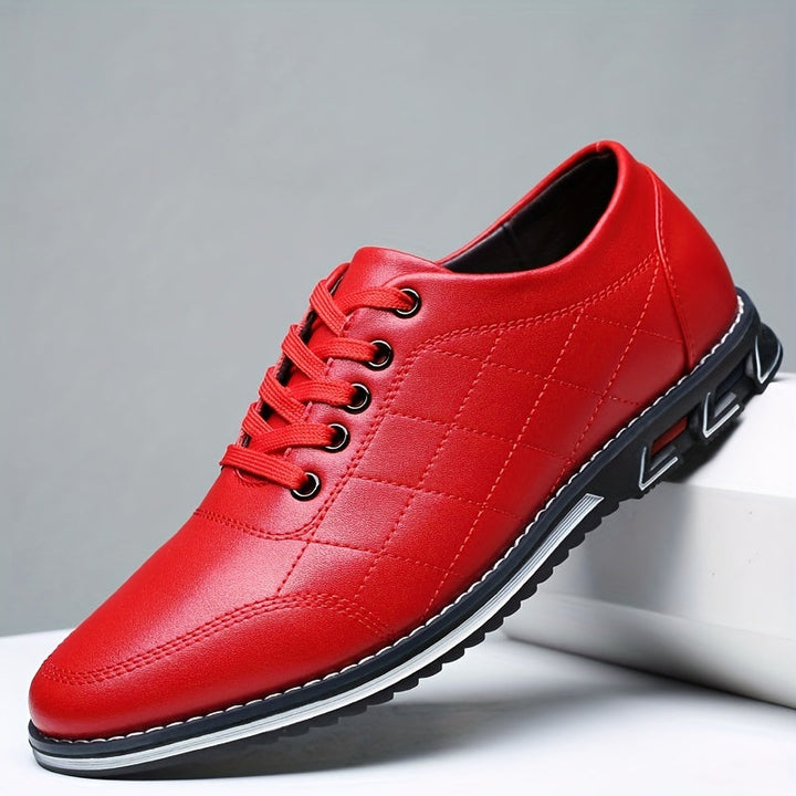 Roven | Men's Quilted Leather Trainers