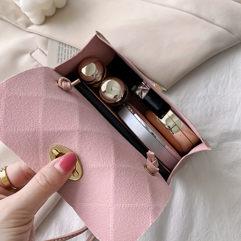 Sylvie | Women's Twist Closure Body Bag with Gold Accent Hardware
