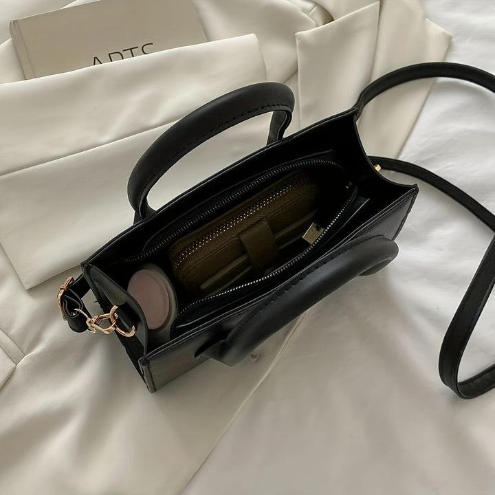 Arden | Women's Mini Square Crossbody Bag with Top Handle Detail
