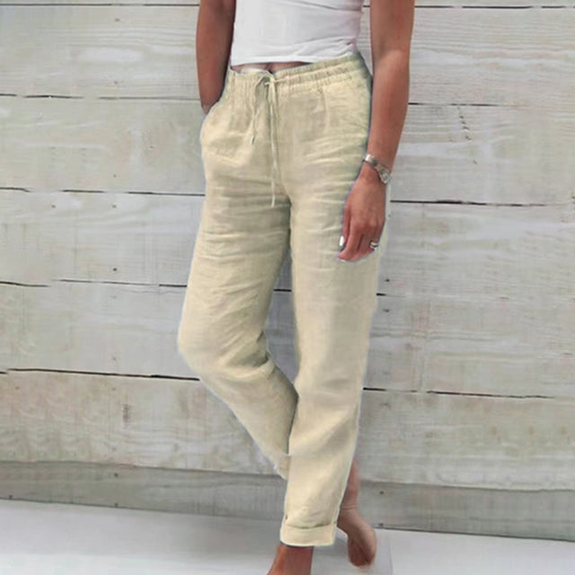Livia | Women’s Linen Trousers in a Relaxed Everyday Fit