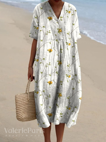 Flora | Women’s Midi Dress designed for Beach Holidays