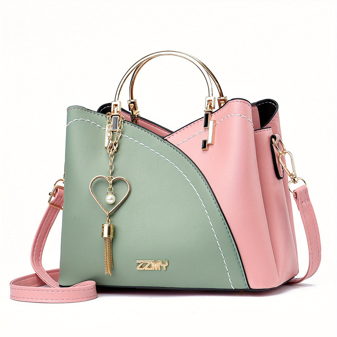 Cecily | Women's Colour Block Crossbody Bag in a Compact Shoulder Fit