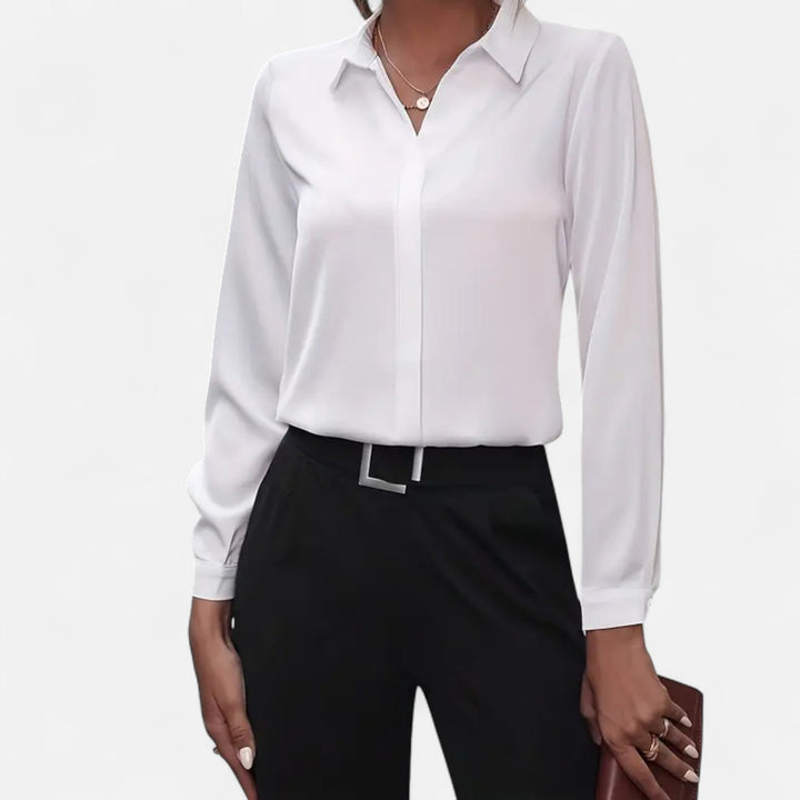 Vivian | Women’s Blouse with a Clean Collared Shape