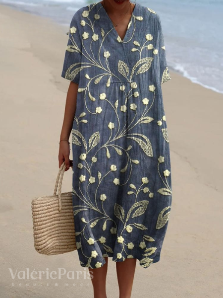 Flora | Women’s Midi Dress designed for Beach Holidays