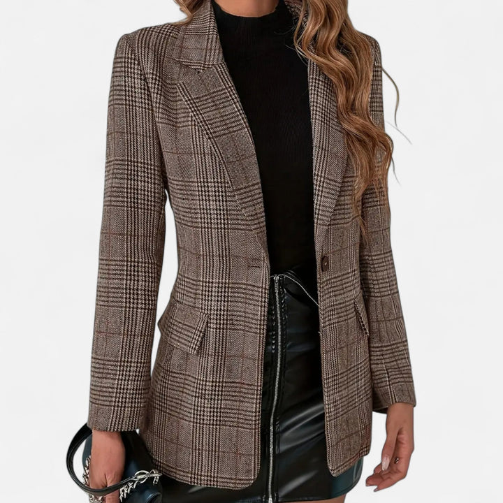 Emilia | Women’s Checked Blazer in a Tailored Fit