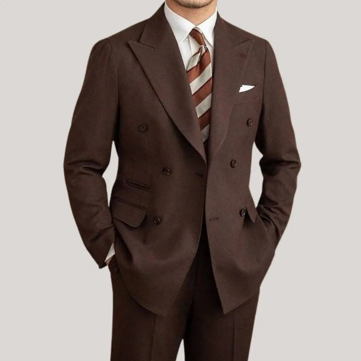 Jenson | Men's Double-Breasted Suit for Timeless Elegance